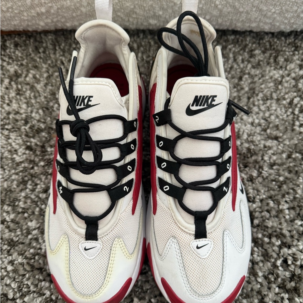 Nike Air Zoom 2K White/Red Basketball Shoes